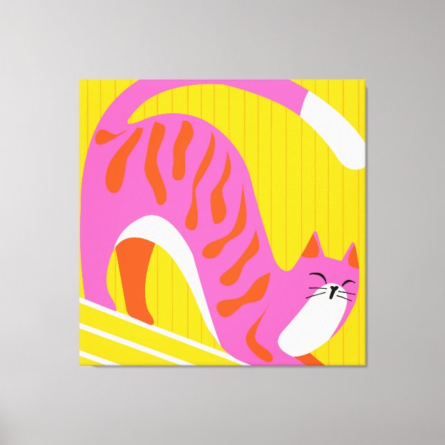 Snoozing Whiskers Canvas Print (Front)
