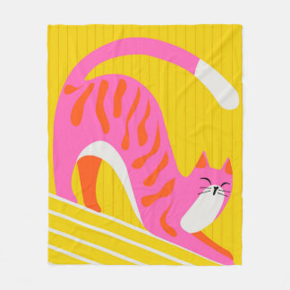 Snoozing Whiskers Fleece Blanket