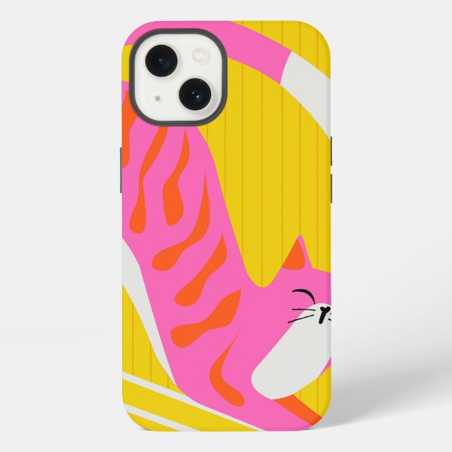 Snoozing Whiskers iPhone Case (Back)