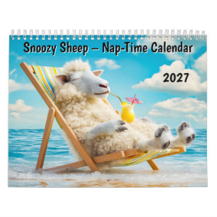 Snoozy Sheep – 2027 Nap-Time Calendar