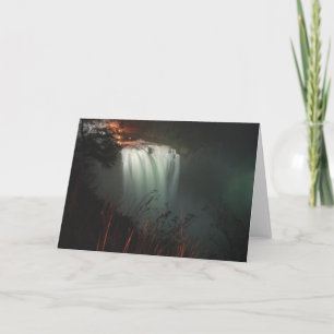 Snoqualmie at night card