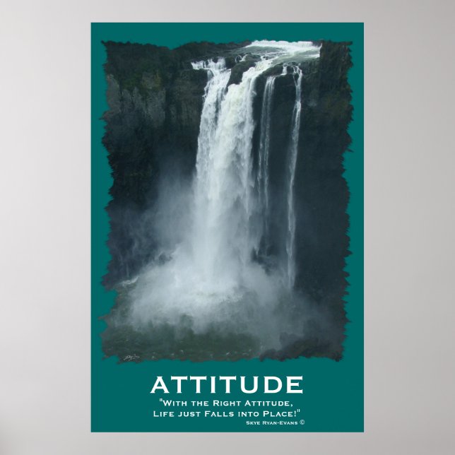 Snoqualmie Cascade ATTITUDE Motivation Poster (Devant)