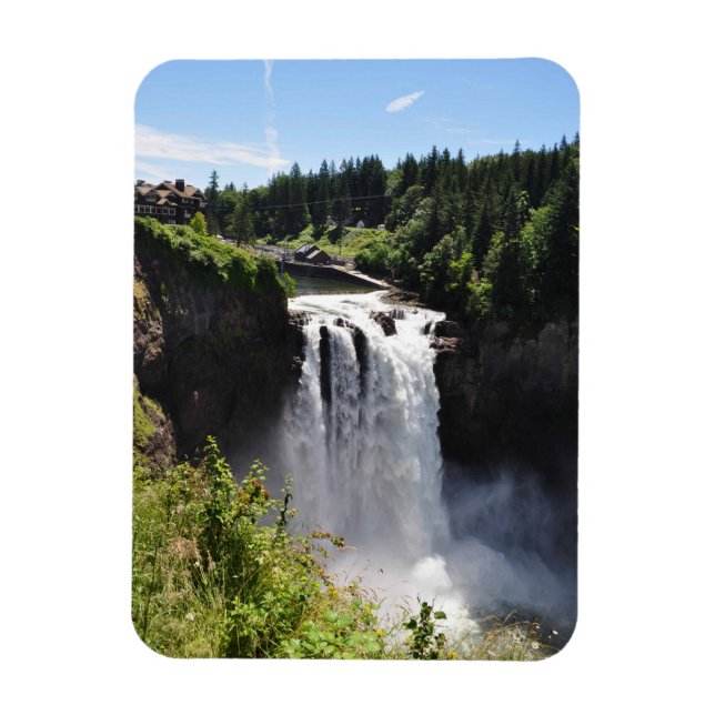 Snoqualmie Fall in Washington State Magnet (Vertical)