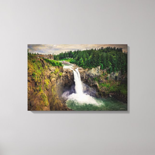 Snoqualmie Falls Washington Canvas Print (Front)