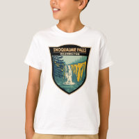 Snoqualmie Falls Washington Waterfall Vintage