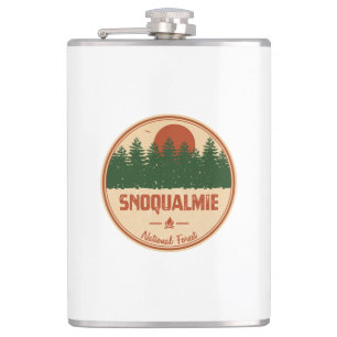 Snoqualmie National Forest Hip Flask