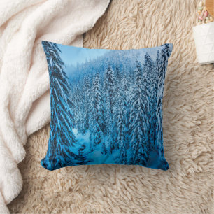 Snoqualmie Pass, Washington State. Throw Pillow