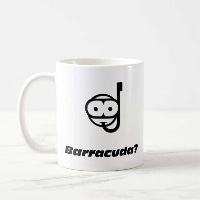 Snorkel barracuda coffee mug (Left)