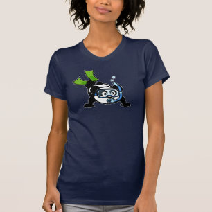 Snorkel Panda (dark shirts) T-Shirt