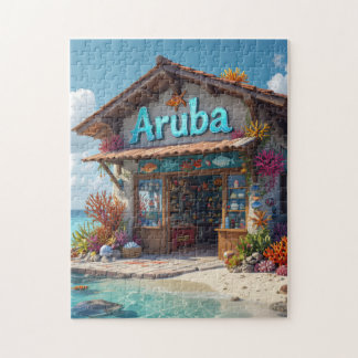 snorkel shop aruba jigsaw puzzle