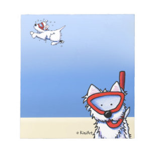 Snorkel Westies Notepad