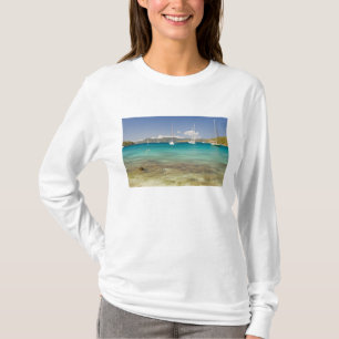 Snorkelers in idyllic Pirates Bight cove, Bight, T-Shirt