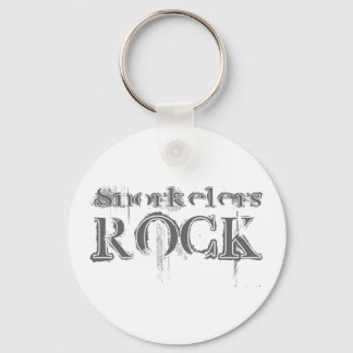 Snorkelers Rock Keychain