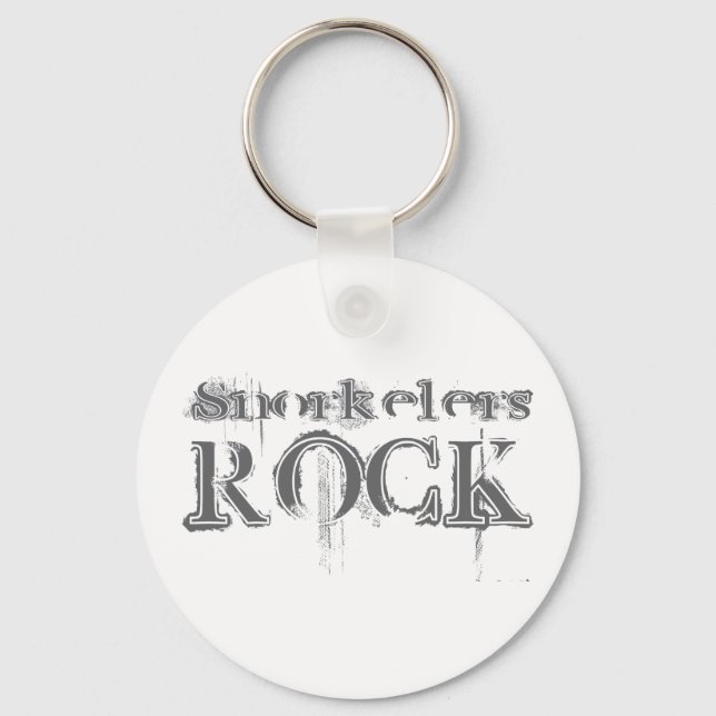 Snorkelers Rock Keychain (Front)