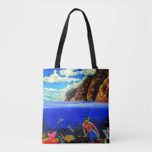 Snorkeling at Black Rock  Tote Bag