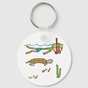 Snorkeling Keychain