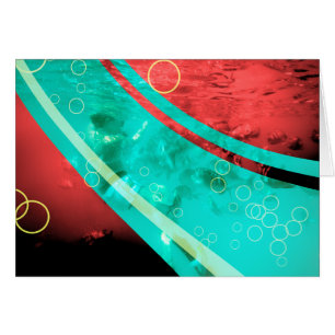 snorkeling rouge rétro