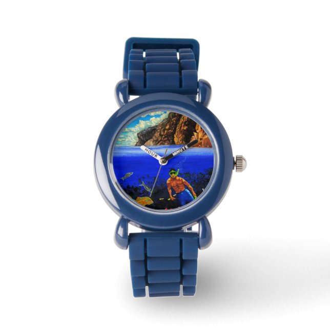 Snorkelling at Black Rock  Watch (Front)