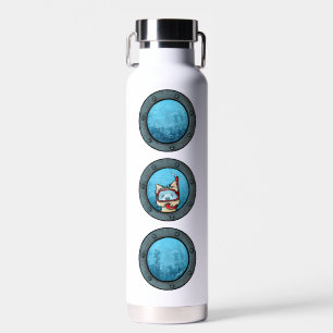 Snorkelling Cairn Terrier Portholes Water Bottle