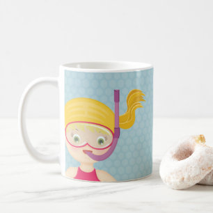 Snorkelling Girl Beach Party Coffee Mug