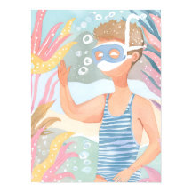 Snorkelling in a tropical reef