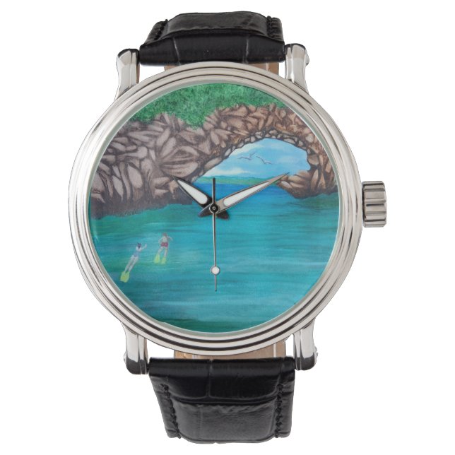 Snorkelling in Wonderland Watch (Front)
