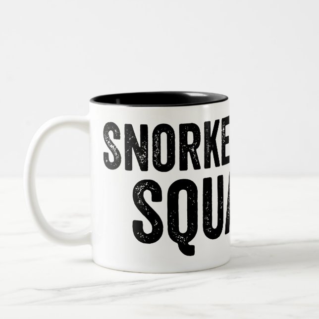 snorkelling squad diver ocean Mug (Left)