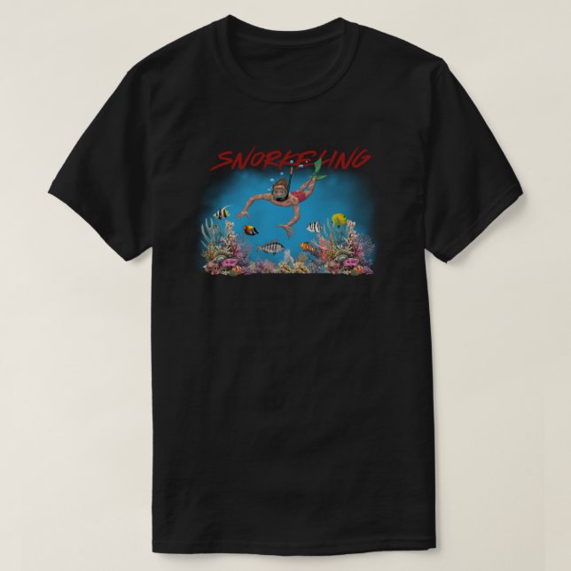 Snorkelling T-Shirt (Design Front)