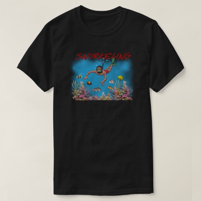 Snorkelling T-Shirt (Design Front)