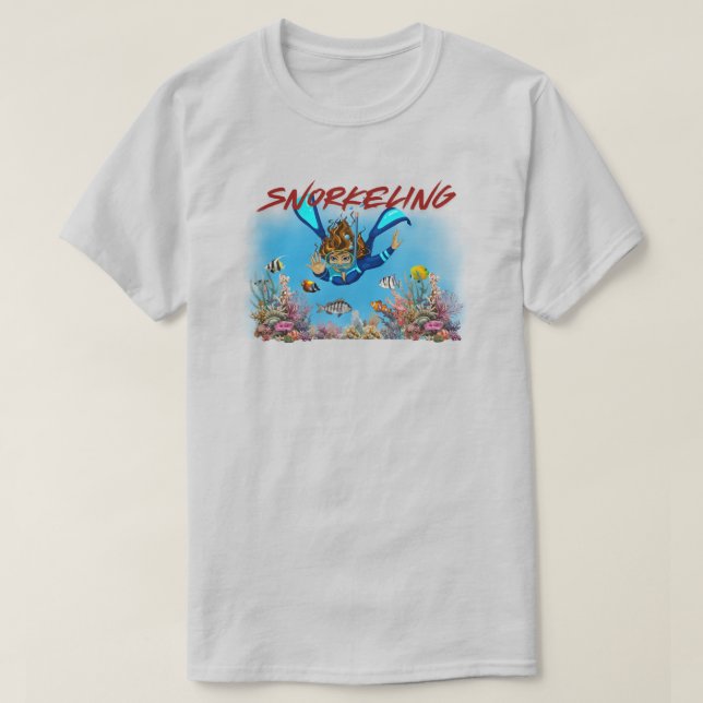 Snorkelling T-Shirt (Design Front)