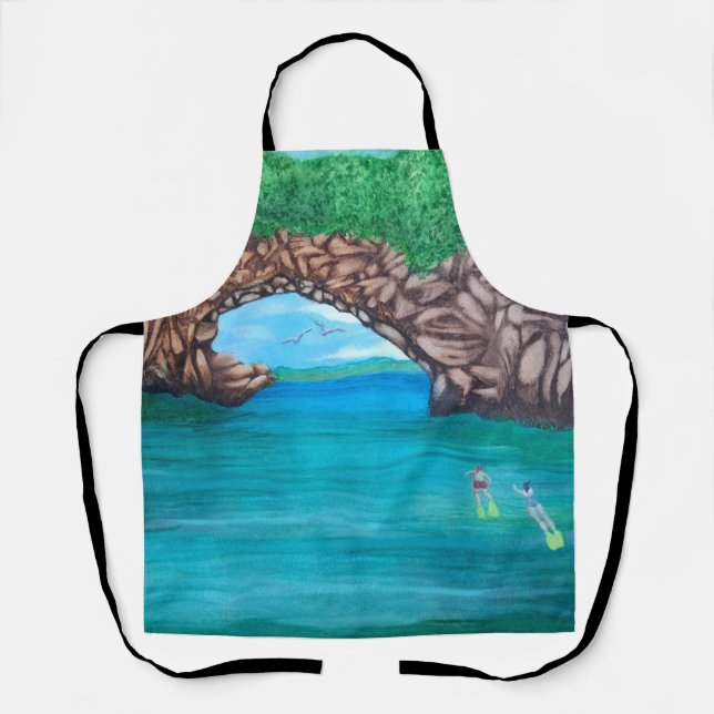 Snorkelling Wonderland  Apron (Front)