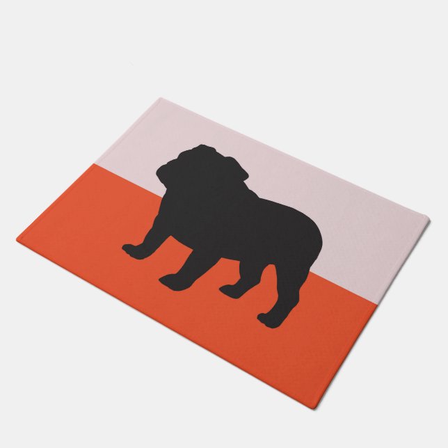 SNORT bulldog doormat (Angled)