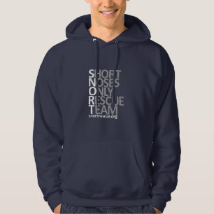SNORT Logo Vertical Hoodie "Dark"