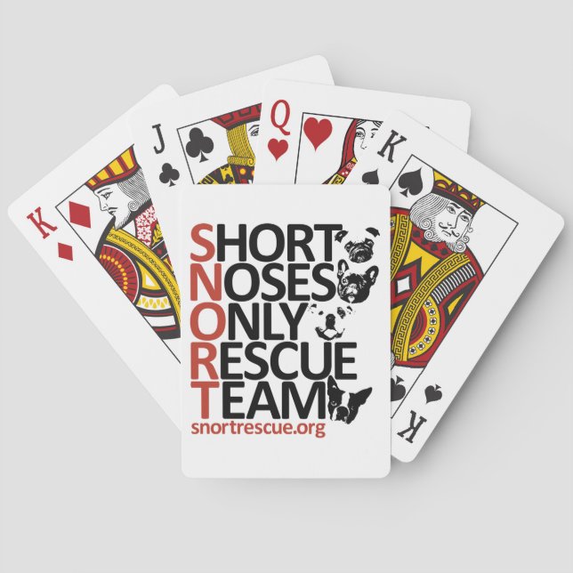 SNORT Vertical Playing Cards (Back)