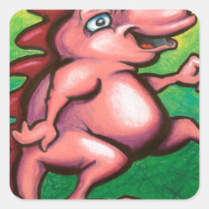 Snorts Square Sticker