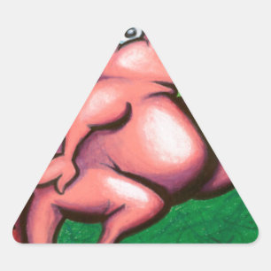 Snorts Triangle Sticker