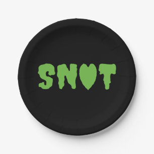 SNOT LOVE PAPER PLATE