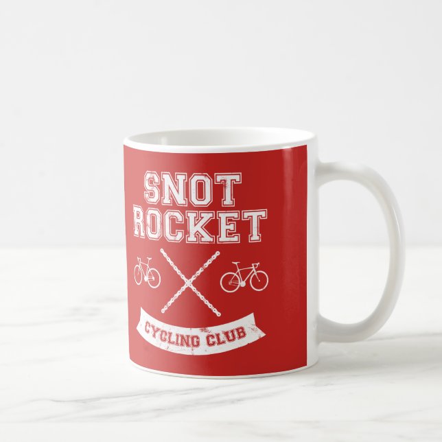 Snot Rocket Cycling Club Coffee Mug (Right)