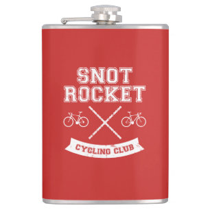 Snot Rocket Cycling Club Hip Flask