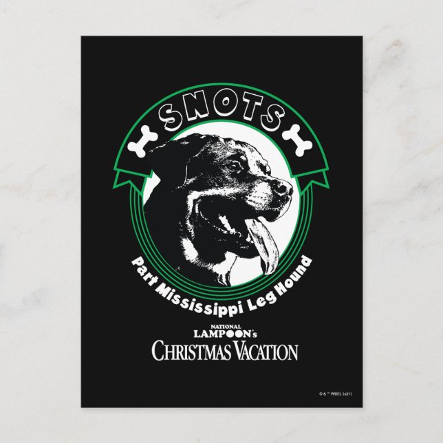 Snots Part Mississippi Leg Hound Postcard (Front)