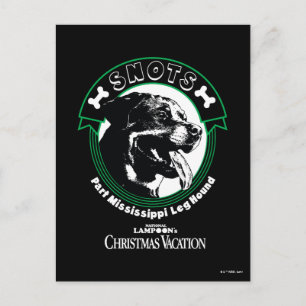 Snots Part Mississippi Leg Hound Postcard