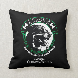 Snots Part Mississippi Leg Hound Throw Pillow
