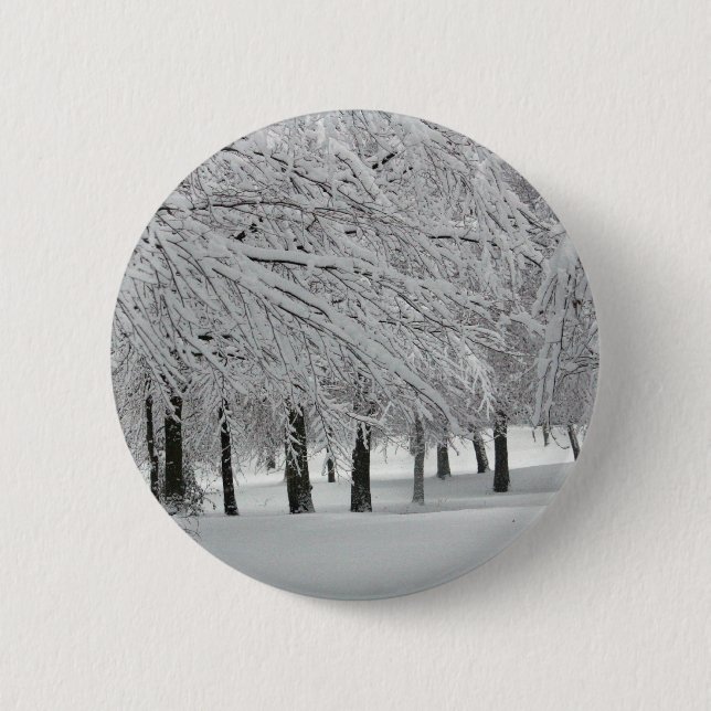 snow 2 inch round button (Front)