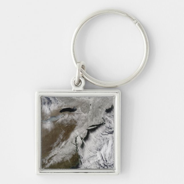 Snow across the northeastern United States Keychain (Front)