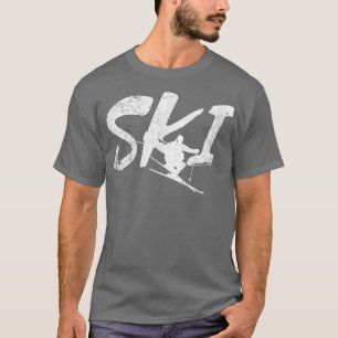 Snow Adventure Ski Instructor Winter Sports Skiing T-Shirt