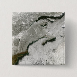 Snow and cloud streets 2 inch square button