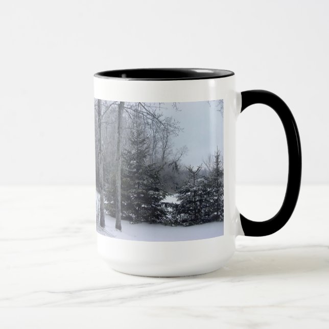 snow and trees mug (Right)