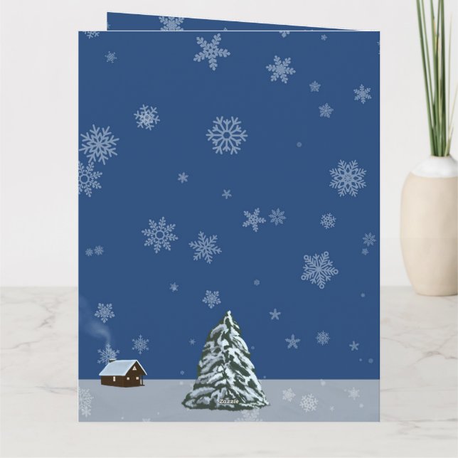 Snow Angel Card (Back)