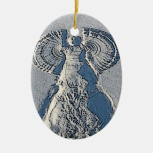 Snow Angel Christmas Ornament