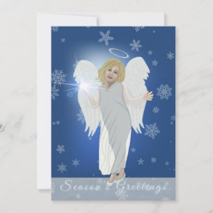 Snow Angel Holiday Card